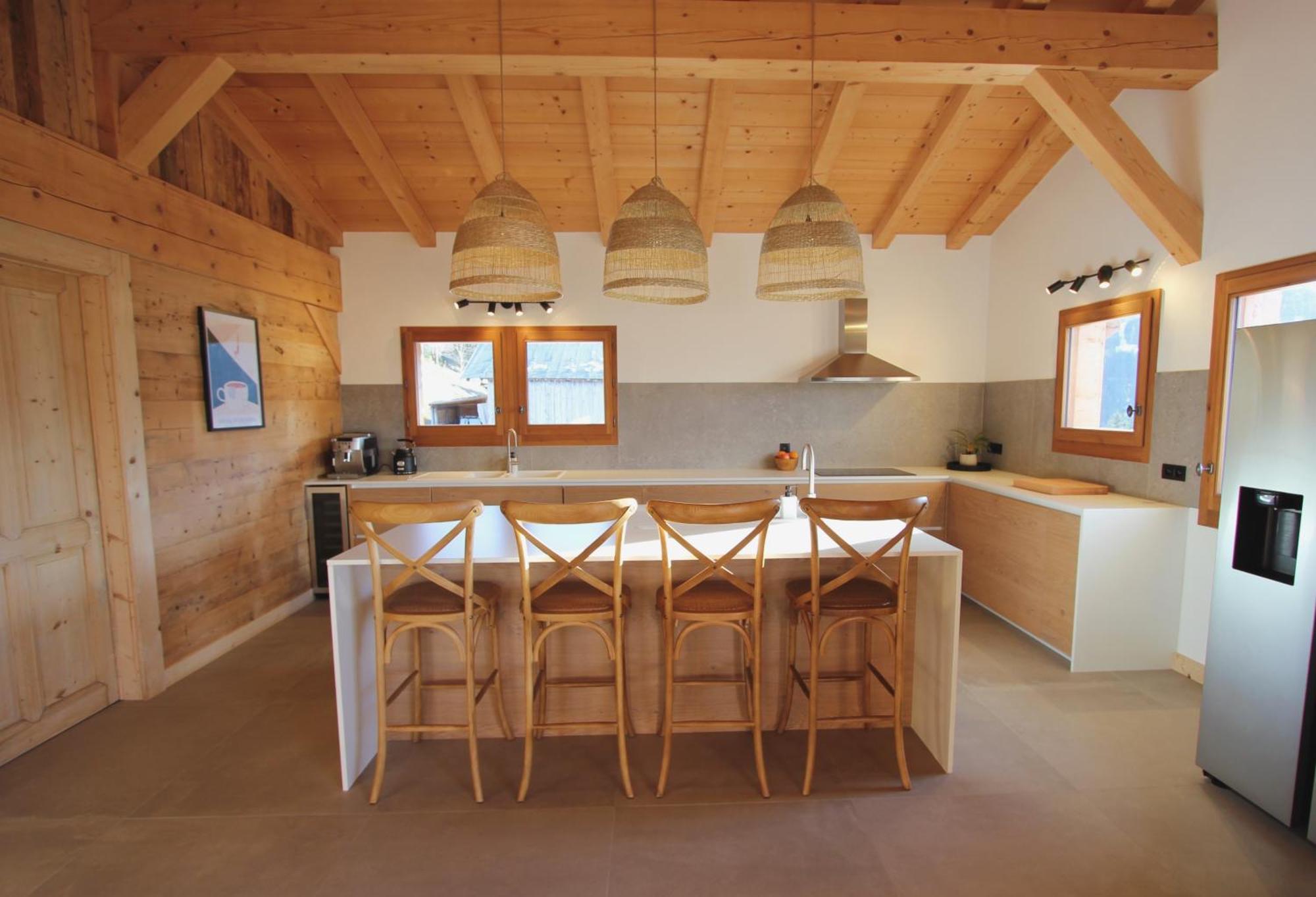 Chez Nonna - Charmant Demi-Chalet A La Montagne Notre-Dame-de-Bellecombe Extérieur photo